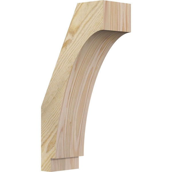 Ekena Millwork 4"W x 8"D x 16"H Imperial Rough Sawn Knee Brace, Douglas Fir BRC04X08X16IMP00RDF - main